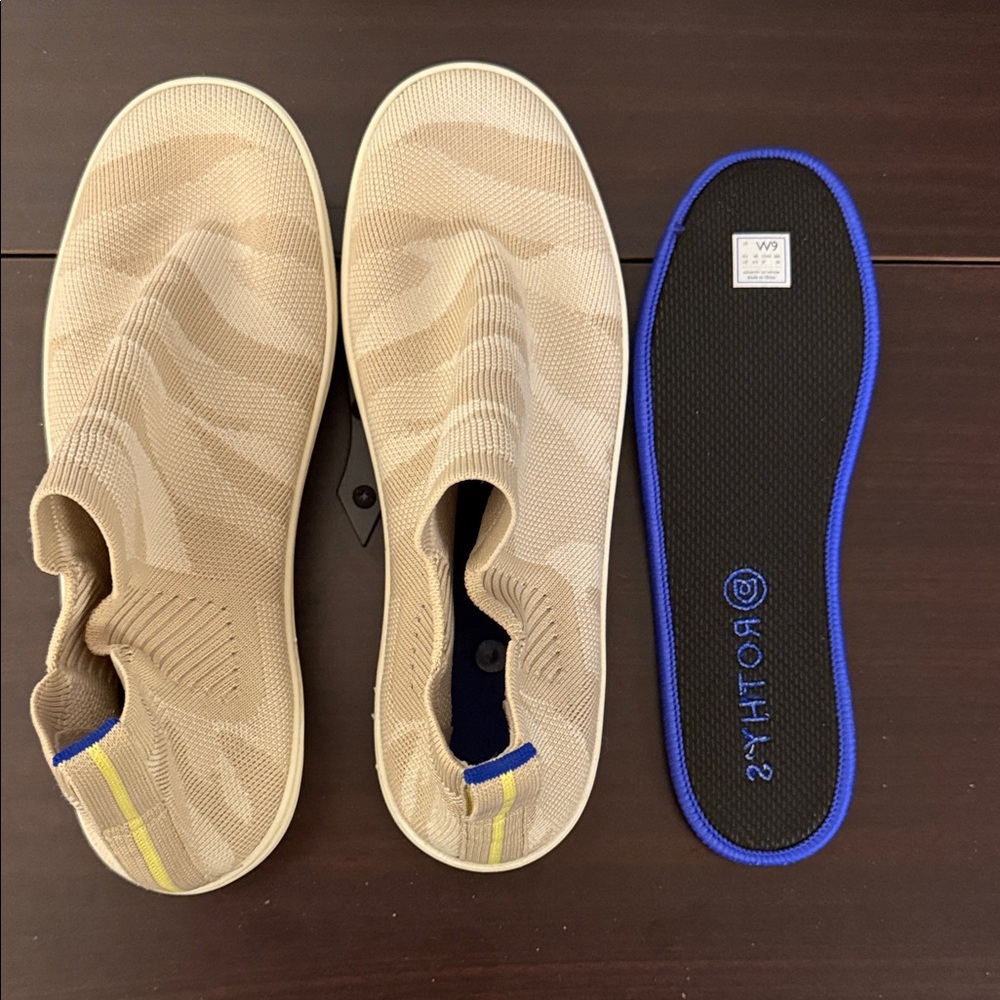 Almost NEW Rothy’s Beige Camo Sneaker Boots